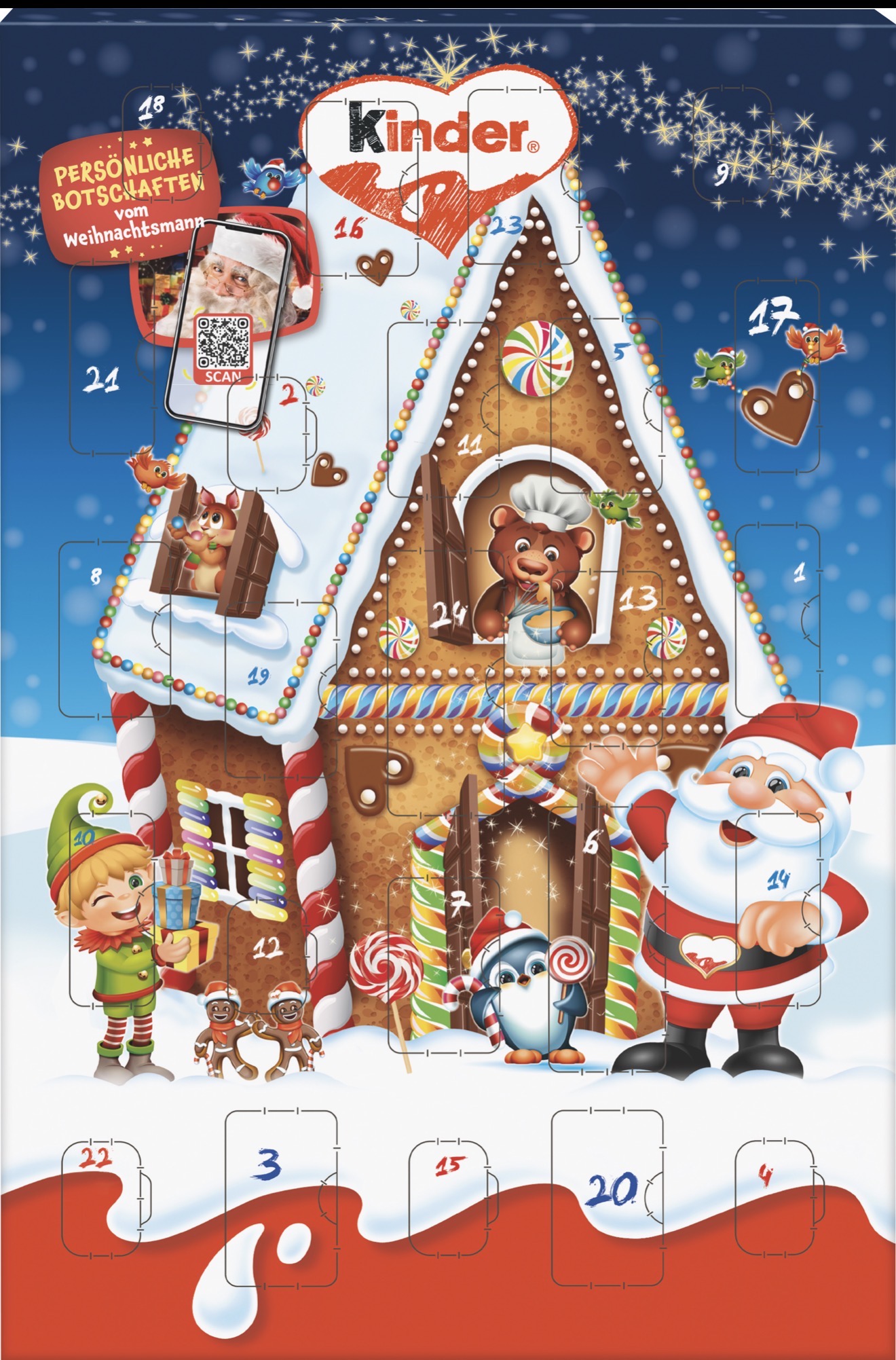 ادونت کلندر کیندر Kinder advent Calendar